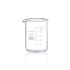 Labvida 3 Size Low Form Glass Beaker Set, 50ml 100ml 250ml, 3.3 Borosilicate with Printed Graduation, LVA017